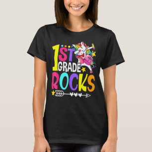 1e graad Rocks Team 1e graad terug naar school Uni T-shirt
