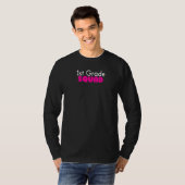 1e graad Squad Cute First Grade Teacher T-shirt (Voorkant volledig)