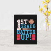 1e graad terug naar school 1e graad Batter omhoog Kaart (Gele Bloem)