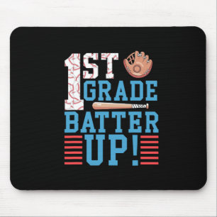 1e graad terug naar school 1e graad Batter omhoog Muismat