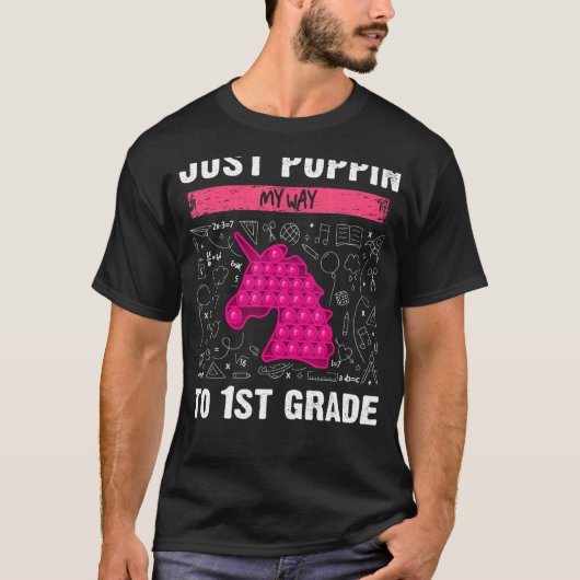 1e graad terug naar school Pop Het vindt Speelgoed T-shirt (Voorkant)
