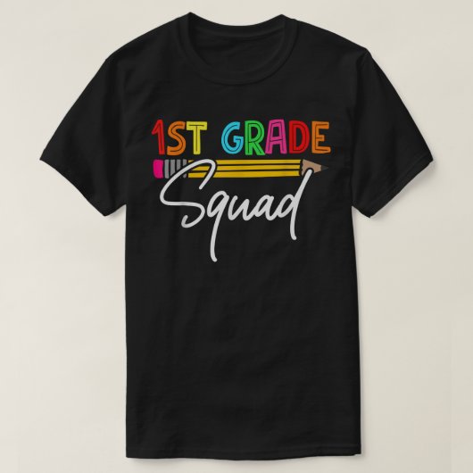 1e graad van het eerste klas terug naar school ler t-shirt (Design voorkant)
