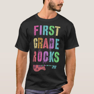 1e grade Rocks Student Team Rockstar Firs T-shirt