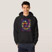1e Grade Squad Terug naar school leraar student Ra Hoodie (Voorkant volledig)