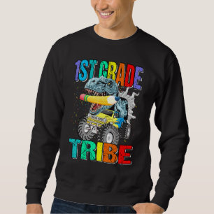 1e grade Tribe Monster Truck Dinosaur Trui