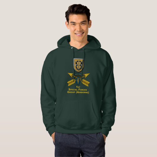 1e groep speciale strijdkrachten hoodie (Voorkant volledig)