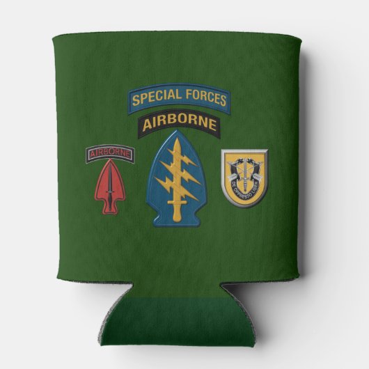 1e groep speciale strijdkrachten (in de lucht) blikjeskoeler (Achterkant)