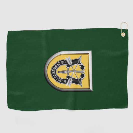 1e groep speciale strijdkrachten (in de lucht) golfhanddoek (Horizontaal)