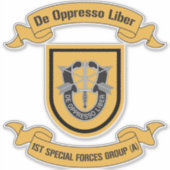 1e groep speciale strijdkrachten (luchtlandingstro sticker (Voorkant)