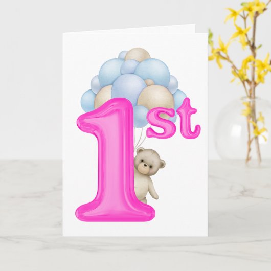 1e Groet Kaart (Gele Bloem)