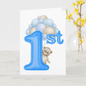 1e groet  kaart (Gele Bloem)