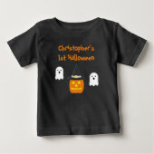 1e Halloween Baby T-Shirt (Voorkant)