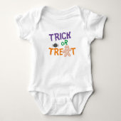 1e Halloween Leuke Trick or treat Romper (Voorkant)