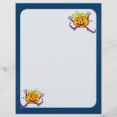 1e Halloween Pumpkin Scrapbook Paper 2 Flyer (Achterkant)