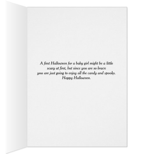 1e Halloween voor Baby Girl (Binnen (Rechts))