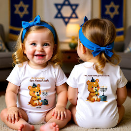 1e Hanukkah Latke Nieuwkomer van het Jaar Romper