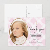 1e heilige communie bedankt je foto briefkaart (Voorkant / Achterkant)