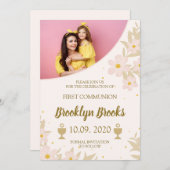 1e Holly-uitnodiging Kaart (Voorkant / Achterkant)