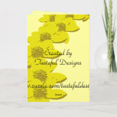 1e huwelijksjubileum kaart sjabloon (Achterkant)