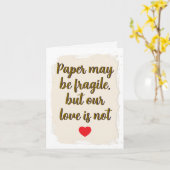 1e huwelijksverjaardag kaart Paper first (Gele Bloem)