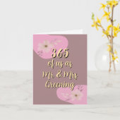 1e huwelijksverjaardag kaart Paper first (Gele Bloem)