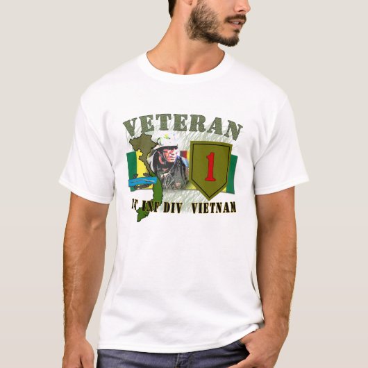 1e Inf Div-Vietnam T-shirt (Voorkant)