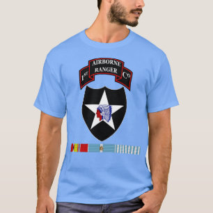 1e Infanterie Co 2e ID SSI w KOREA SVC X T-shirt