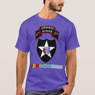 1e Infanterie Co 2e ID SSI w KOREA SVC X T-shirt