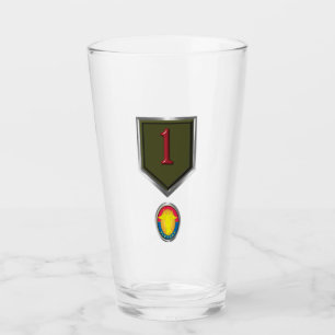 1e Infanterie Div "Big Red One" Patch Insignia Glas