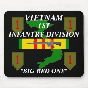 1e infanterie Vietnam Mousepad Muismat