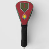 1e infanteriediv "Big Red One"  Golfheadcover (Voorkant)