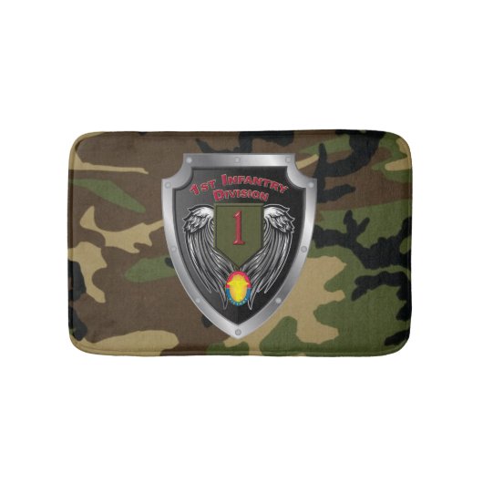 1e Infanteriediv "Big Red One"-veteraan Badmat (Voorkant)