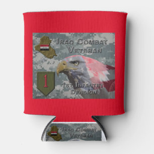 1e infanteriediv Irak Combat Veteran Blikjeskoeler