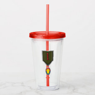1e Infanteriedivisie Acryl Drinkbeker