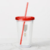 1e Infanteriedivisie Acryl Drinkbeker (Achterkant)