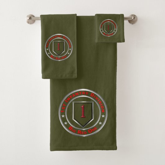 1e infanteriedivisie bad handdoek (Insitu)