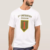 1e infanteriedivisie Badge T-shirt (Voorkant)