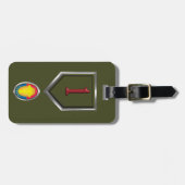 1e Infanteriedivisie   Bagagelabel (Voorkant horizontaal)
