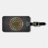 1e infanteriedivisie bagagelabel (Voorkant horizontaal)