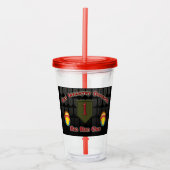 1e infanteriedivisie "Big Red One" Acryl Drinkbeker (Voorkant)