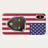 1e infanteriedivisie "Big Red One" Case-Mate iPhone Case (Achterkant (horizontaal))