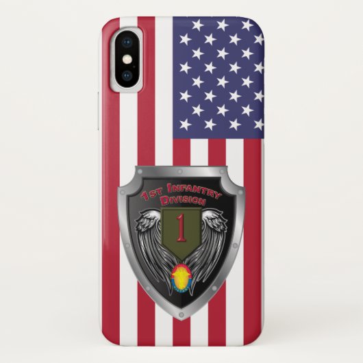 1e infanteriedivisie "Big Red One" Case-Mate iPhone Case (Achterkant)
