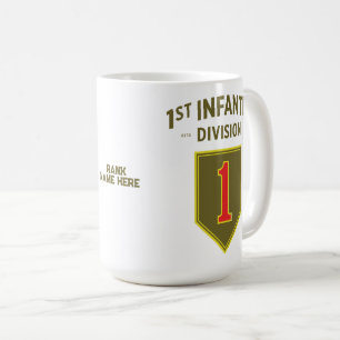 1e Infanteriedivisie "Big Red One" Custom Koffiemok