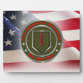 1e infanteriedivisie "Big Red One" Fotoplaat (Voorkant)