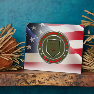 1e infanteriedivisie "Big Red One" Fotoplaat