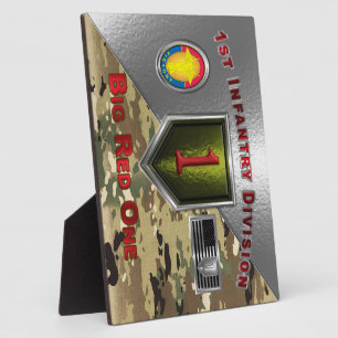 1e infanteriedivisie "Big Red One" Fotoplaat