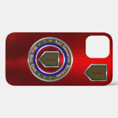 1e infanteriedivisie "Big Red One" Gepersonaliseer Case-Mate iPhone Case (Achterkant (horizontaal))