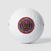 1e infanteriedivisie "Big Red One" Golfballen (Voorkant)