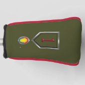 1e Infanteriedivisie “Big Red One” Golfheadcover (Voorkant)