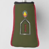 1e Infanteriedivisie “Big Red One” Golfheadcover (Draai 90)